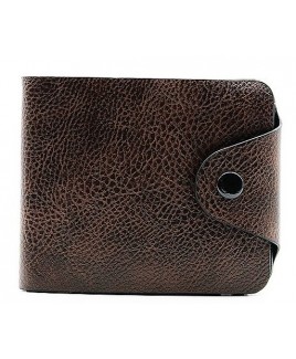 Grained and Patterned PU Wallet with Credit Card Slots & Tab-PRICE DROP